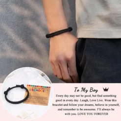 PINKDODO Boys Bracelet Birthday Valentine's Day Christmas Gifts For Teenage Teen Boys Son Grandson Nephew -Xmas Mart Sales 81osp wxWaL. AC UL1500