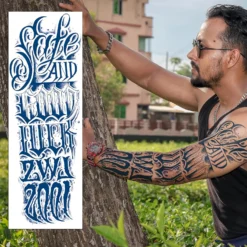 Aresvns Semi Permanent Sleeve Tattoos For Men And Women, Realistic Fake Tattoos Full Arm Waterproof & Long-Lasting 2-3 Weeks Christmas Gift -Xmas Mart Sales 81pKjqZmpRL. SL1500