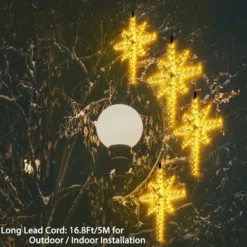 22" Bethlehem Star Outdoor Christmas Lights 90 LEDs Christmas Tree Lights Hanging Lights Mains Powered Polaris Christmas Decorations,Star Of Bethlehem Lights For New Year Holiday Wedding Party Decor -Xmas Mart Sales 81sTIVJltML. AC SL1500