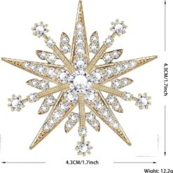 Austrian Crystals Snowflakes Brooch For Winter Vintage Star Brooch For Women Men Girls Birthday Gift Bridal Brooch For Party Christmas Mothers Gift 14 Austrian Crystals Snowflakes Brooch For Winter Vintage Star Brooch For Women Men Girls Birthday Gift Bridal Brooch For Party Christmas Mothers Gift -Xmas Mart Sales 81ssXzUIpGL. AC UL1500