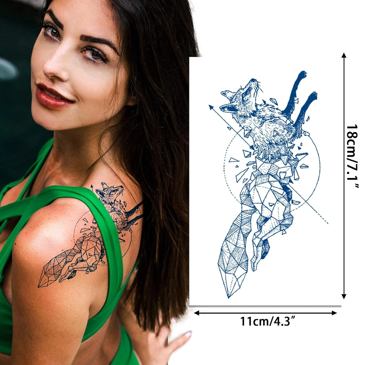 Aresvns Semi-Permanent Tattoos For Men And Boys,Realistic Temporary Tattoo Waterproof & Long-Lasting 1-2 Weeks,Lifelike Fake Tattoo Stickers 6 Sheets Christmas Gift 7 Aresvns Semi-Permanent Tattoos For Men And Boys,Realistic Temporary Tattoo Waterproof & Long-Lasting 1-2 Weeks,Lifelike Fake Tattoo Stickers 6 Sheets Christmas Gift - Image 5