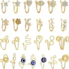 TAMHOO 25 Pcs Multi-Style Fake Nose Rings For Women And Men -Gold Plated Copper African Nose Cuff Non Piercing For Teen Grirls - Nice Gift For Her On Birthday/Valentines Day/Christmas -Xmas Mart Sales 81woZwLv7L. AC UL1500