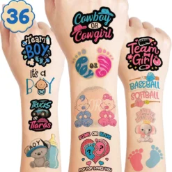 GENERIC Baby Shower Favors Temporary Larger Tattoos Stickers Party Favors Supplies Decorations Gift For Team Boy Girls 36Pcs Tattoos Cute Prizes Themed Christmas 17 GENERIC Baby Shower Favors Temporary Larger Tattoos Stickers Party Favors Supplies Decorations Gift For Team Boy Girls 36Pcs Tattoos Cute Prizes Themed Christmas -Xmas Mart Sales 81xIHq JOeL. AC SL1500