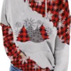 ASTANFY Christmas Hoodie For Women Christmas Tree Plaid Shirt Merry Christmas Sweatshirts Xmas Snowflake Pullover With Pocket -Xmas Mart Sales 81zchboZi2L. AC UL1500