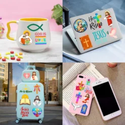 Religious Temporary Tattoos - 81 PCS Jesus Christian Bible Cross Christmas Themed Stickers For Kids Birthday Party Supplies Decorations Favors And Prizes - Cute Gifts For Boys And Girls Ideal School 13 Religious Temporary Tattoos - 81 PCS Jesus Christian Bible Cross Christmas Themed Stickers For Kids Birthday Party Supplies Decorations Favors And Prizes - Cute Gifts For Boys And Girls Ideal School -Xmas Mart Sales 81zuYsg1INL. SL1500