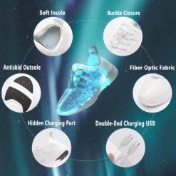 YYXMS Fiber Optic Shoes For Boys Girls Light Up Sneakers For Kids Flashing Shoes With USB Charging For Christmas, Festivals, Halloween, New Year Party 14 YYXMS Fiber Optic Shoes For Boys Girls Light Up Sneakers For Kids Flashing Shoes With USB Charging For Christmas, Festivals, Halloween, New Year Party -Xmas Mart Sales 910tan9q7LL. AC UL1500