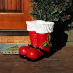 Sunnydaze Santa Boots Statue Indoor/Outdoor Christmas Decor, 13-Inch -Xmas Mart Sales 912Q5om8FOL. AC SL1500