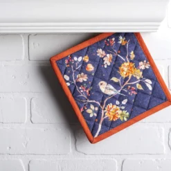 Maison D' Hermine Hotpads 100% Cotton Set Of 2 Pot Holder 8"x8" With Loop Heat Resistant Kitchen Pot Holders For Gifts Grilling, Handling Hot Pans, Kelim - Infinity -Thanksgiving/Christmas -Xmas Mart Sales 91FHANZWuzL. AC SL1500