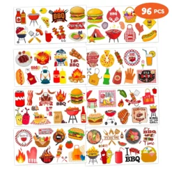 GENERIC BBQ Temporary Tattoos Baby Shower Birthday Party Decorations Favors Supplies Baby Q Theme Cute Stickers 8 Sheets 96 PCS Camp Tattoos For Kids Girls Boys Decor Class School Luau Carnival Christmas 11 GENERIC BBQ Temporary Tattoos Baby Shower Birthday Party Decorations Favors Supplies Baby Q Theme Cute Stickers 8 Sheets 96 PCS Camp Tattoos For Kids Girls Boys Decor Class School Luau Carnival Christmas -Xmas Mart Sales 91b BwgnD1L. SL1500
