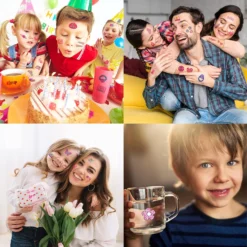 GENERIC 8 Sheets (96PCS) Y2K 2000 Temporary Tattoos For Teen Girls, Birthday Party Decorations Supplies Party Favors 00s Pink Cute Gifts Classroom School Prizes Themed Christmas -Xmas Mart Sales 91dAmWZFGHL. SL1500