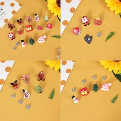 Christmas Brooch Pin Set For Women Christmas Tree Snowman Santa Christmas Cap Brooch Pins For Girls Decorations -Xmas Mart Sales 91iFv0M0i7L. AC UL1500