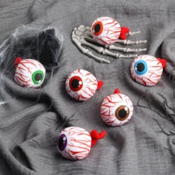 CiyvoLyeen Halloween Eyeball Catnip Toys Chew Bite Resistant Boredom Relief Teeth Cleaning Interactive Cat Toys Organic Catnip Filled Indoor Self Play Birthday Christmas Cat Lover Gift, Set Of 6 -Xmas Mart Sales 91m8okcH03L. AC SL1500
