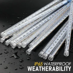 FYYZY Christmas Lights Meteor Shower Rain Light Falling Rain Lights With 8 Tubes 288 LEDs Waterproof Icicle Snow Fall String Lights For Party Tree Home Patio Outdoor Decoration -Xmas Mart Sales 91mZci4ucL. AC SL1500