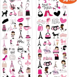 GENERIC 8 Sheets (96PCS) Paris Temporary Tattoos For Kids, Birthday Party Decorations Supplies Tattoos Stickers Cute Party Favors Girls Boys Gifts Classroom School Prizes Themed Christmas 13 GENERIC 8 Sheets (96PCS) Paris Temporary Tattoos For Kids, Birthday Party Decorations Supplies Tattoos Stickers Cute Party Favors Girls Boys Gifts Classroom School Prizes Themed Christmas -Xmas Mart Sales 91y9e3E9W0L. AC SL1500