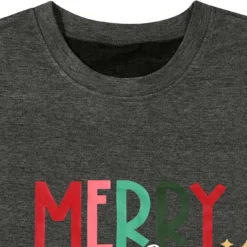 Christmas Teacher Sweatshirt Women Merry Bright Graphic Print Sweatshirt Crewneck Christmas Vacation Shirts -Xmas Mart Sales 91yy9NXINiL. AC UL1500